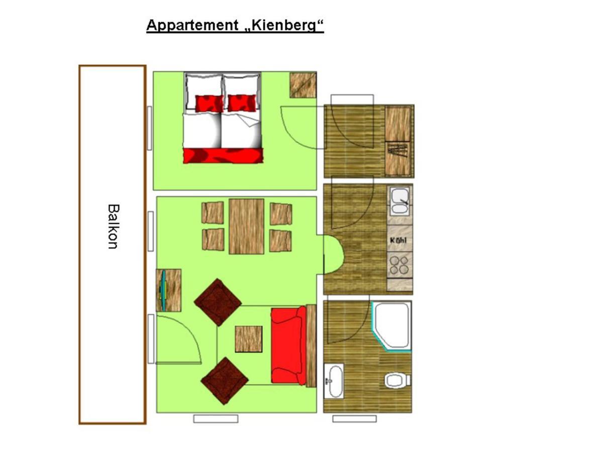 Ahorn-Appartements - Chiemgau Karte Inzell Zewnętrze zdjęcie